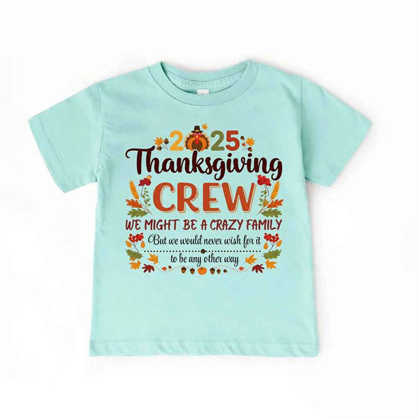 Thanksgiving Family Matching Funny Shirts – Fall Holiday Kid Tees
