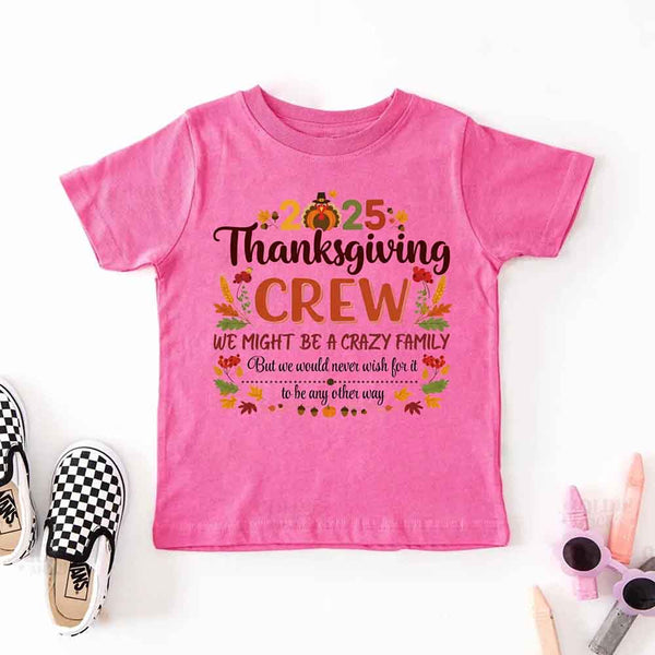 Thanksgiving Family Matching Funny Shirts – Fall Holiday Kid Tees
