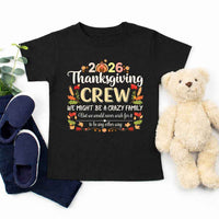 Thanksgiving Family Matching Funny Shirts – Fall Holiday Kid Tees