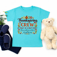 Thanksgiving Family Matching Funny Shirts – Fall Holiday Kid Tees