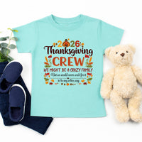 Thanksgiving Family Matching Funny Shirts – Fall Holiday Kid Tees