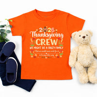 Thanksgiving Family Matching Funny Shirts – Fall Holiday Kid Tees