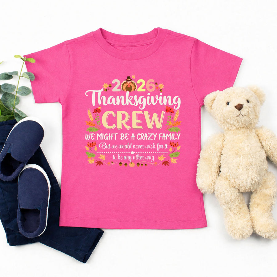 Thanksgiving Family Matching Funny Shirts – Fall Holiday Kid Tees