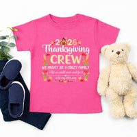 Thanksgiving Family Matching Funny Shirts – Fall Holiday Kid Tees