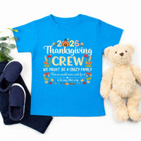 Thanksgiving Family Matching Funny Shirts – Fall Holiday Kid Tees