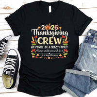 Thanksgiving Family Matching Funny Shirts – Fall Holiday Adult Tees