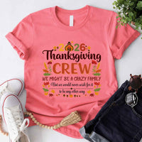 Thanksgiving Family Matching Funny Shirts – Fall Holiday Adult Tees