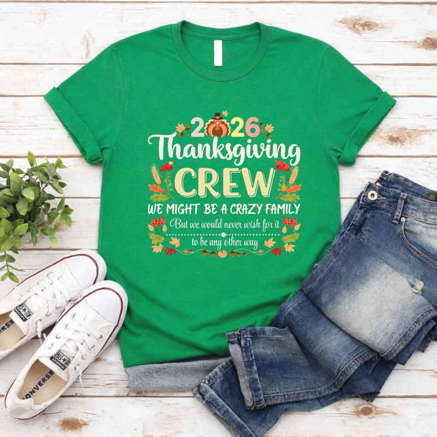 Thanksgiving Family Matching Funny Shirts – Fall Holiday Adult Tees