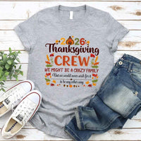 Thanksgiving Family Matching Funny Shirts – Fall Holiday Adult Tees