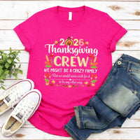 Thanksgiving Family Matching Funny Shirts – Fall Holiday Adult Tees