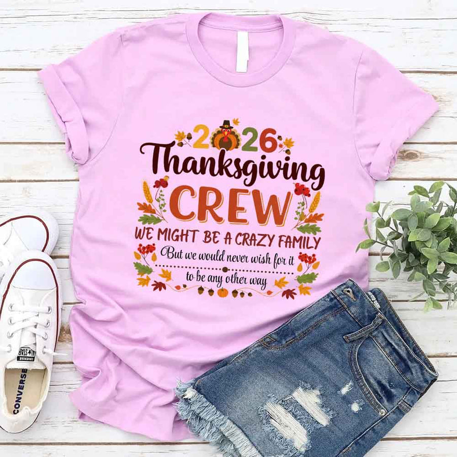 Thanksgiving Family Matching Funny Shirts – Fall Holiday Adult Tees