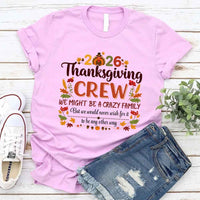 Thanksgiving Family Matching Funny Shirts – Fall Holiday Adult Tees