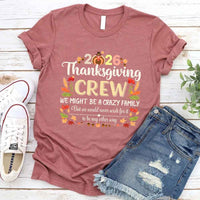 Thanksgiving Family Matching Funny Shirts – Fall Holiday Adult Tees