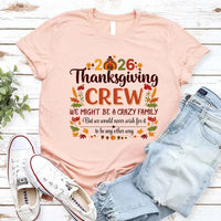 Thanksgiving Family Matching Funny Shirts – Fall Holiday Adult Tees