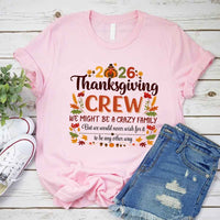 Thanksgiving Family Matching Funny Shirts – Fall Holiday Adult Tees