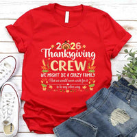 Thanksgiving Family Matching Funny Shirts – Fall Holiday Adult Tees