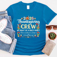 Thanksgiving Family Matching Funny Shirts – Fall Holiday Adult Tees