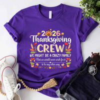 Thanksgiving Family Matching Funny Shirts – Fall Holiday Adult Tees