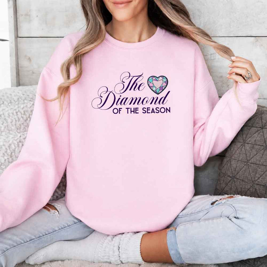 May include The Diamond of the Season crewneck sweatshirt with Regency BookTok graphic and cozy unisex fit