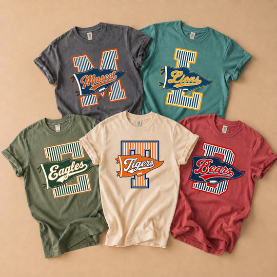 Bring vintage college football style to your wardrobe. Add this Comfort Colors T-Shirt to your collection and get ready for game day!