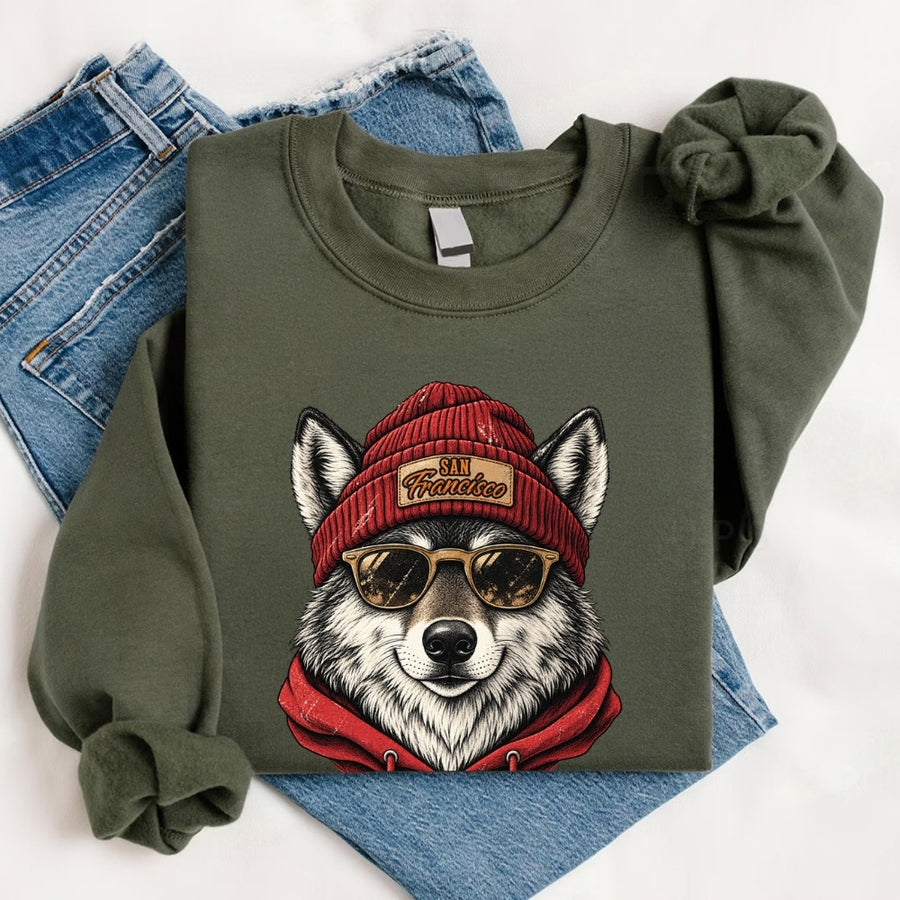 May include a Vintage Football Season Mascots City Unisex Sweatshirt featuring a retro-inspired football mascot and city design.