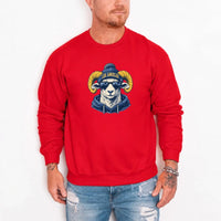 May include a Vintage Football Season Mascots City Unisex Sweatshirt featuring a retro-inspired football mascot and city design.