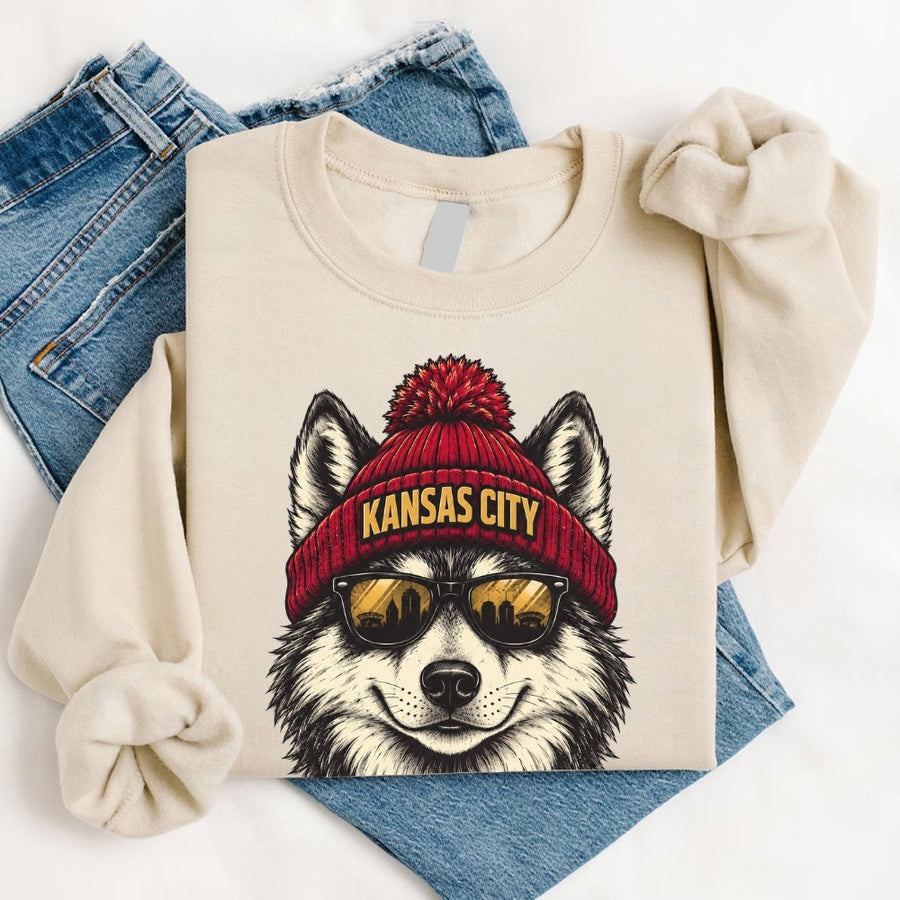 Vintage Football Season Mascots City Unisex Sweatshirt