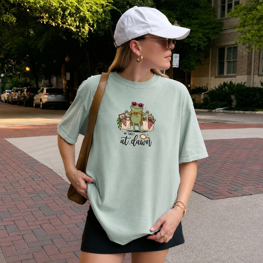 We Thrift at Dawn Comfort Colors T-Shirt