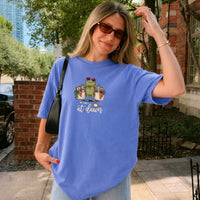 May include a We Thrift at Dawn Comfort Colors T-Shirt featuring a playful thrift-inspired statement design.