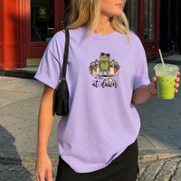 May include a We Thrift at Dawn Comfort Colors T-Shirt featuring a playful thrift-inspired statement design.