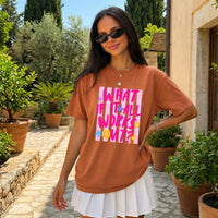 May include a What If It All Works Out Comfort Colors T-Shirt featuring an uplifting inspirational statement design.