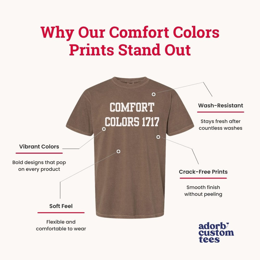 Books & Coffee Comfort Colors T-Shirt | Book Lover Tee