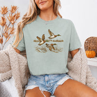May include a Wild Mallard Ducks Comfort Colors T-Shirt featuring a nature-inspired mallard duck design, perfect for birdwatchers, duck lovers, wildlife fans, and outdoor enthusiasts.