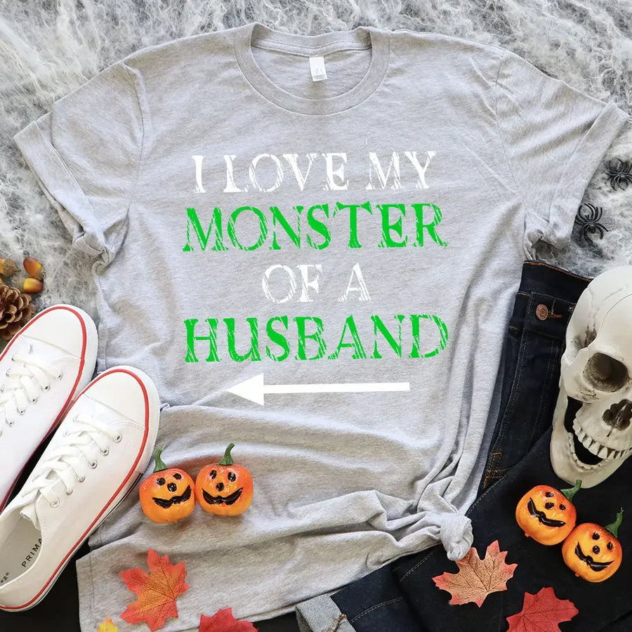 Witch of a Wife and Monster of a Husband Couples Tee