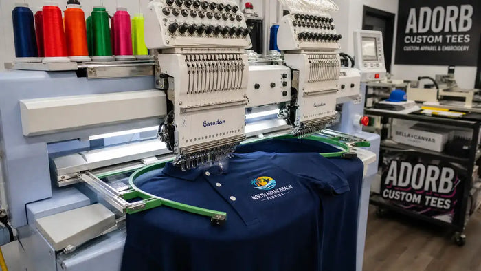 Custom Embroidery in North Miami Beach, Florida — Adorb Custom Tees