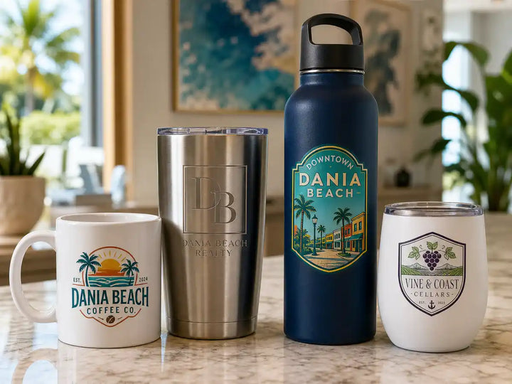 Custom Mugs & Drinkware in Dania Beach — Adorb Custom Tees