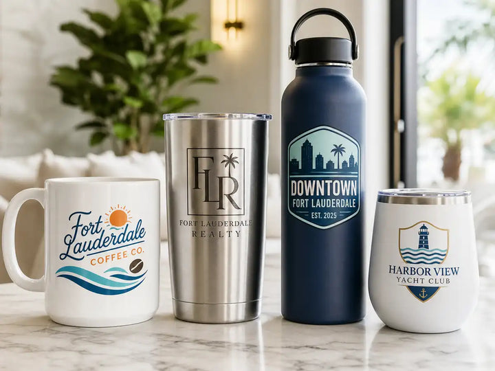Custom Mugs & Drinkware in Fort Lauderdale — Adorb Custom Tees