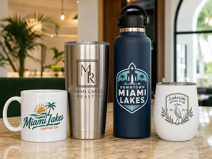 Custom Mugs & Drinkware in Miami Lakes — Adorb Custom Tees