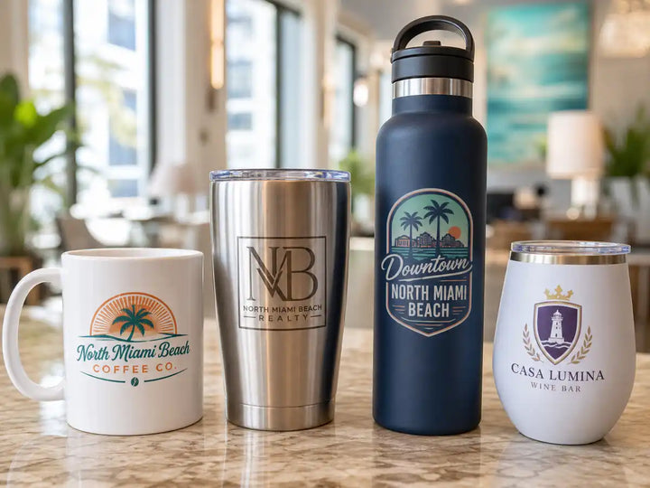 Custom Mugs & Drinkware in North Miami Beach — Adorb Custom Tees