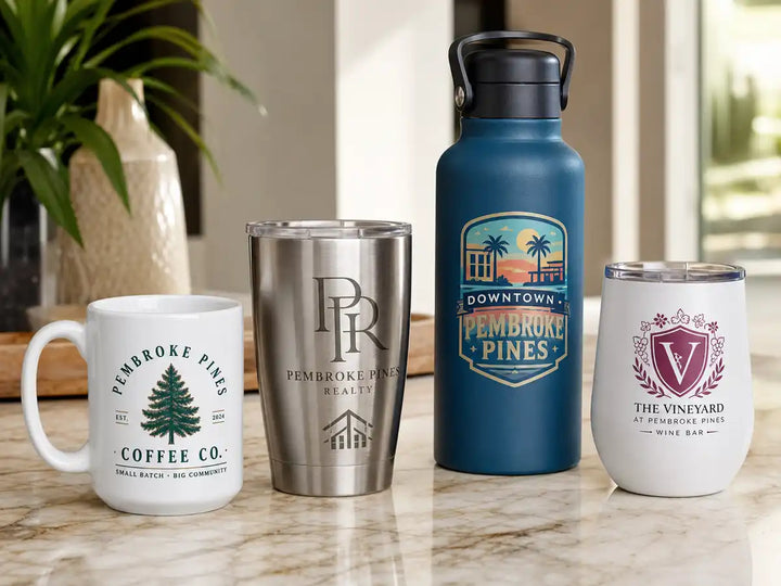 Custom Mugs & Drinkware in Pembroke Pines — Adorb Custom Tees