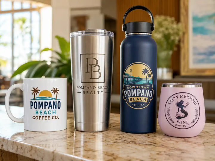 Custom Mugs & Drinkware in Pompano Beach — Adorb Custom Tees