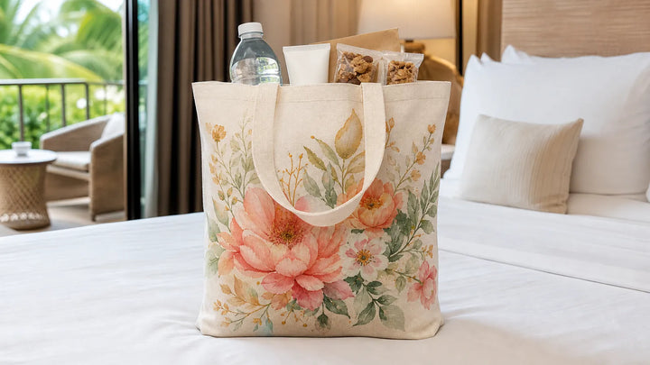 Custom tote bags in Orlando for events and businesses by Adorb Custom Tees