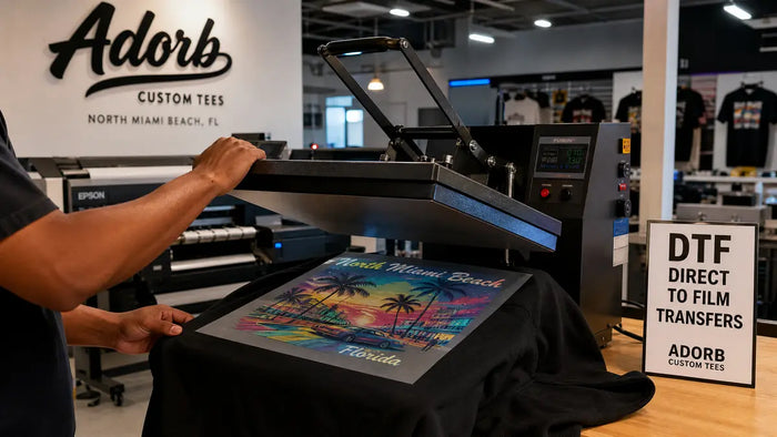 DTF Printing in North Miami Beach, Florida — Adorb Custom Tees