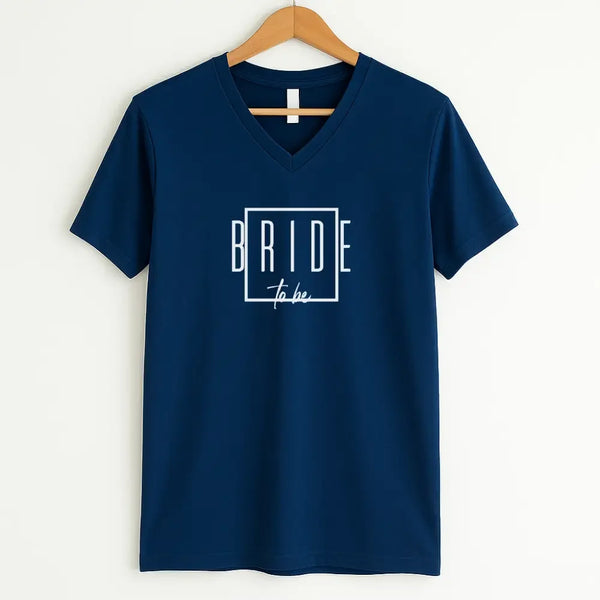 May include Bach Crew Bride To Be Party Bachelorette V-Neck T-Shirt, with matching designs for the bride and bridal squad.
