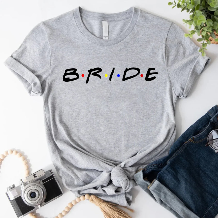 Grey T-shirt  “Bride,” 
