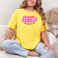May include Daisy, a custom design for a Bachelorette Party T-Shirt, featuring personalized text and vibrant colors, ideal for bridal party shirts.