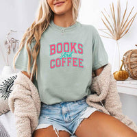 Comfort Colors Books & Coffee – Trendy BookTok Reader Graphic Tee
