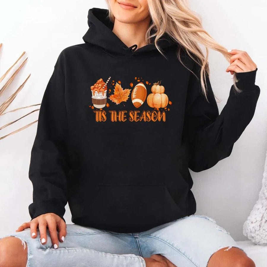 Sudadera con capucha Tis The Season Fall Vibes