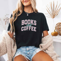 Comfort Colors Books & Coffee – Trendy BookTok Reader Graphic Tee