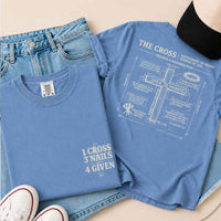 The Cross Comfort Colors - Christian Faith Graphic Tee